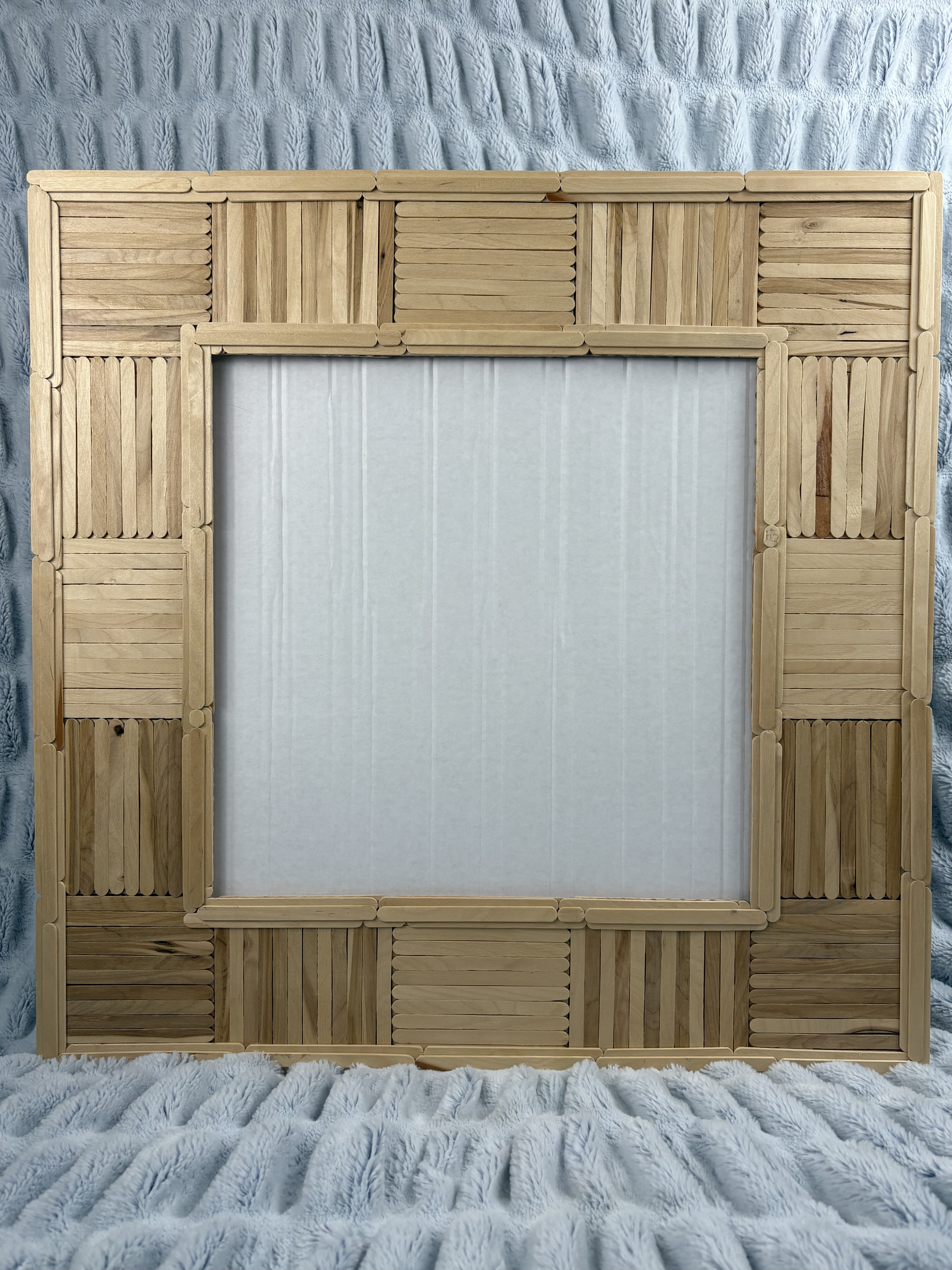 Natural patchwork frame