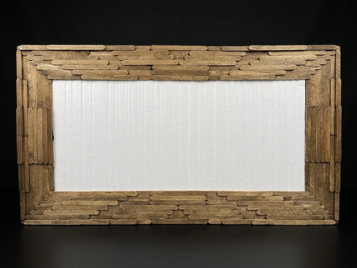 Craft stick frame wide