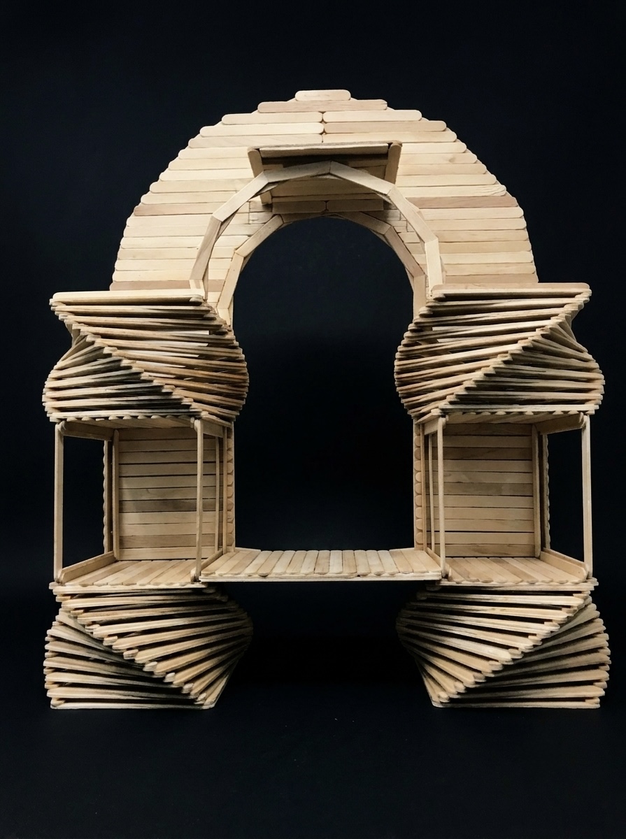 Figurine stand sculpture